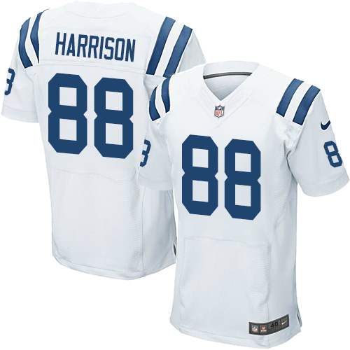 Men's Elite Marvin Harrison Nike Jersey White Road - #88 NFL Indianapolis Colts